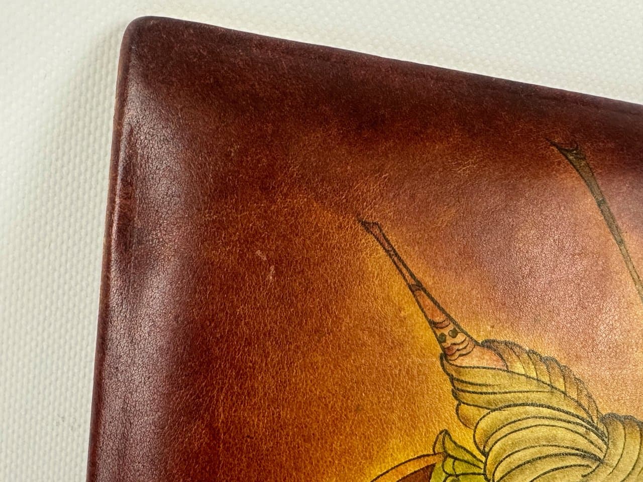 Obraz orientalny, multikolor, skóra, Irak, XIX w. - 151721