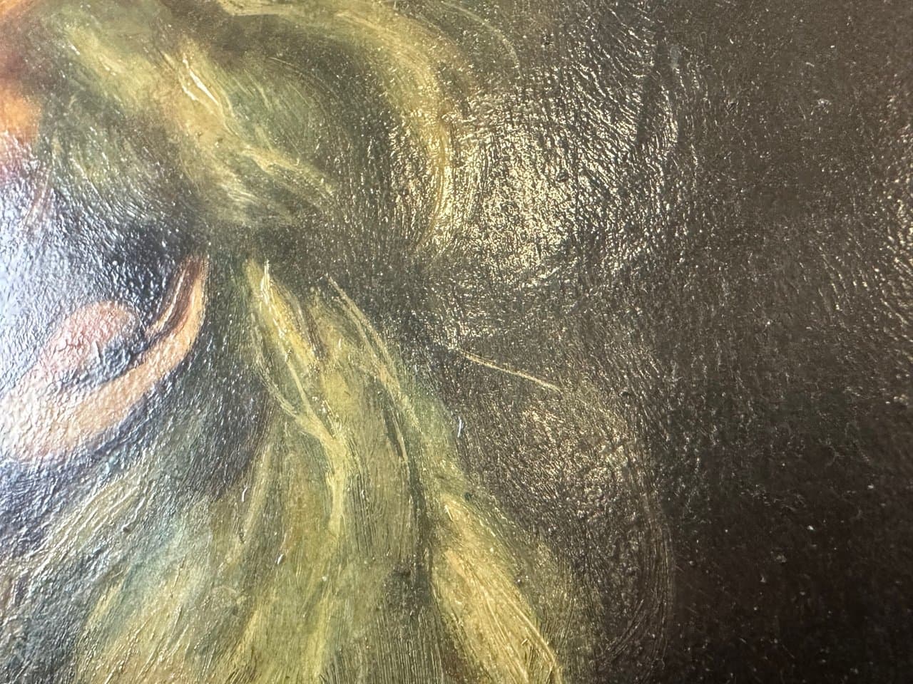 Obraz portretowy Franz Liszt, brązowy, olej na płótnie, art. M. Ehl, Niemcy, lata 40. - 151844