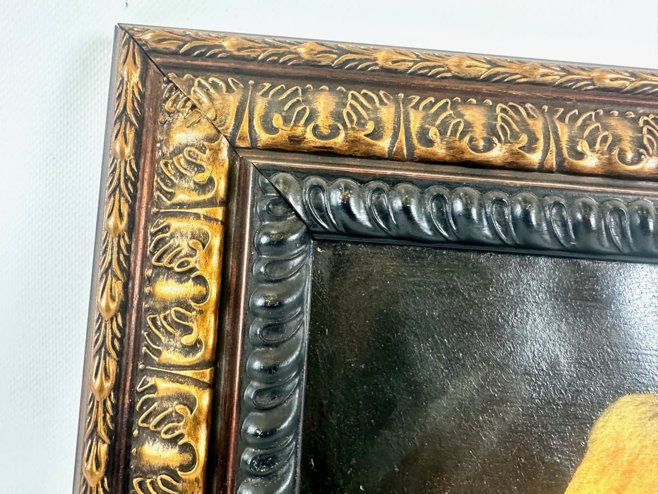 Obraz portretowy Franz Liszt, brązowy, olej na płótnie, art. M. Ehl, Niemcy, lata 40. - 151841