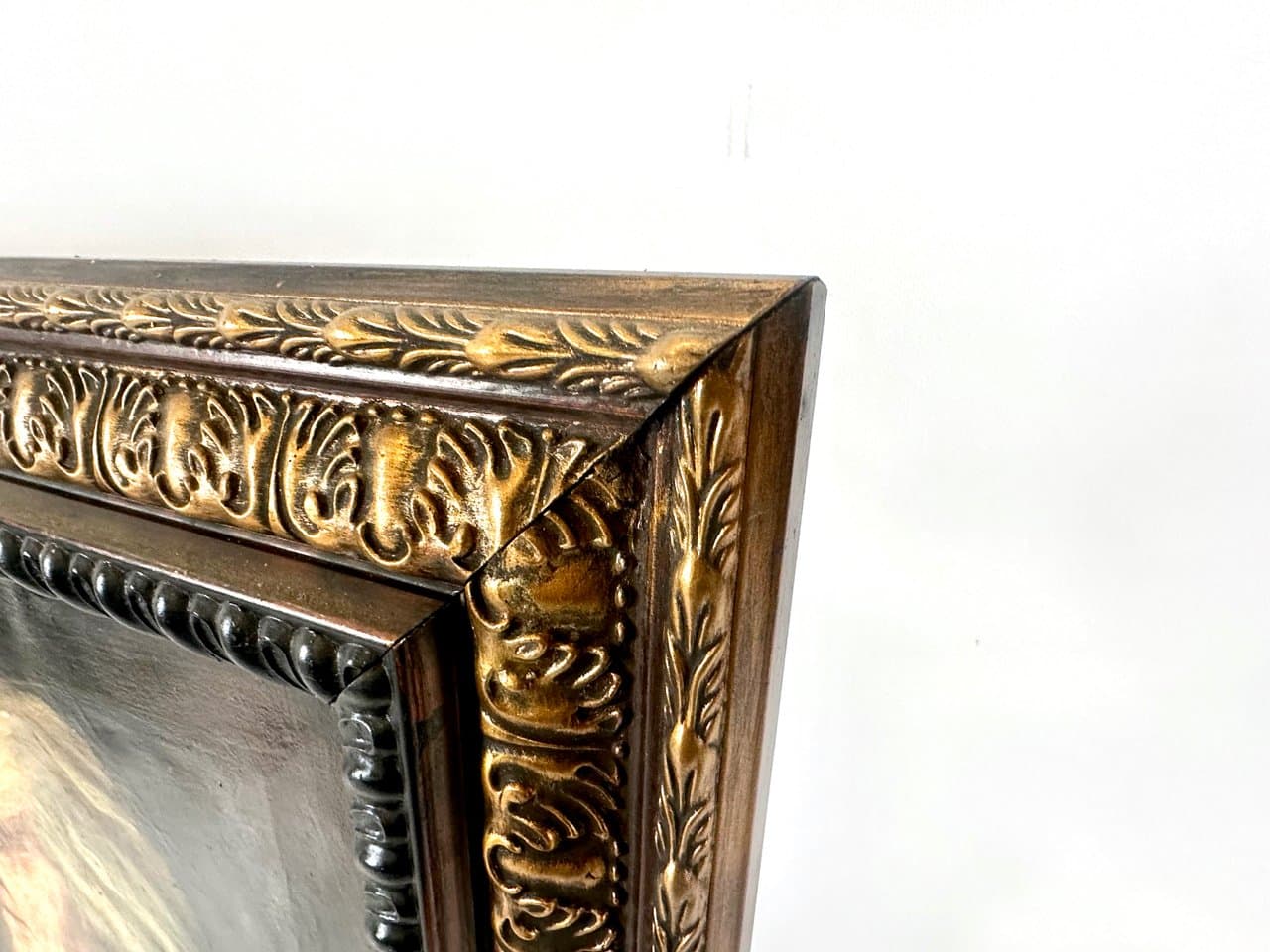 Obraz portretowy Franz Liszt, brązowy, olej na płótnie, art. M. Ehl, Niemcy, lata 40. - 151845