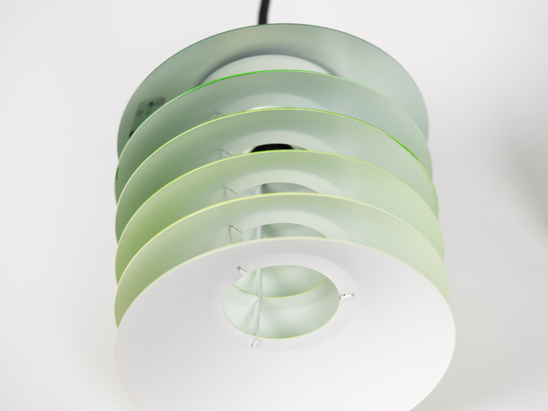 Copper Aluminum Pendant Lamp, by B. Nordsted for Lyskaer, Denmark, 1980s - 134892