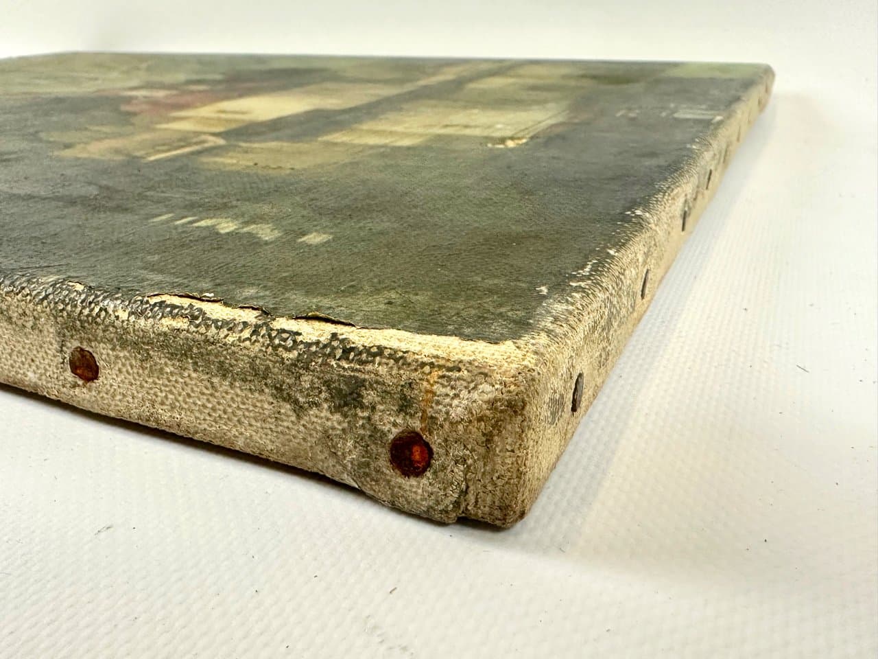 Painting St. Bartholomä by the Königssee Lake, multicolored, oil on canvas, by J. Peeters, Germany, 1950s. - 151918