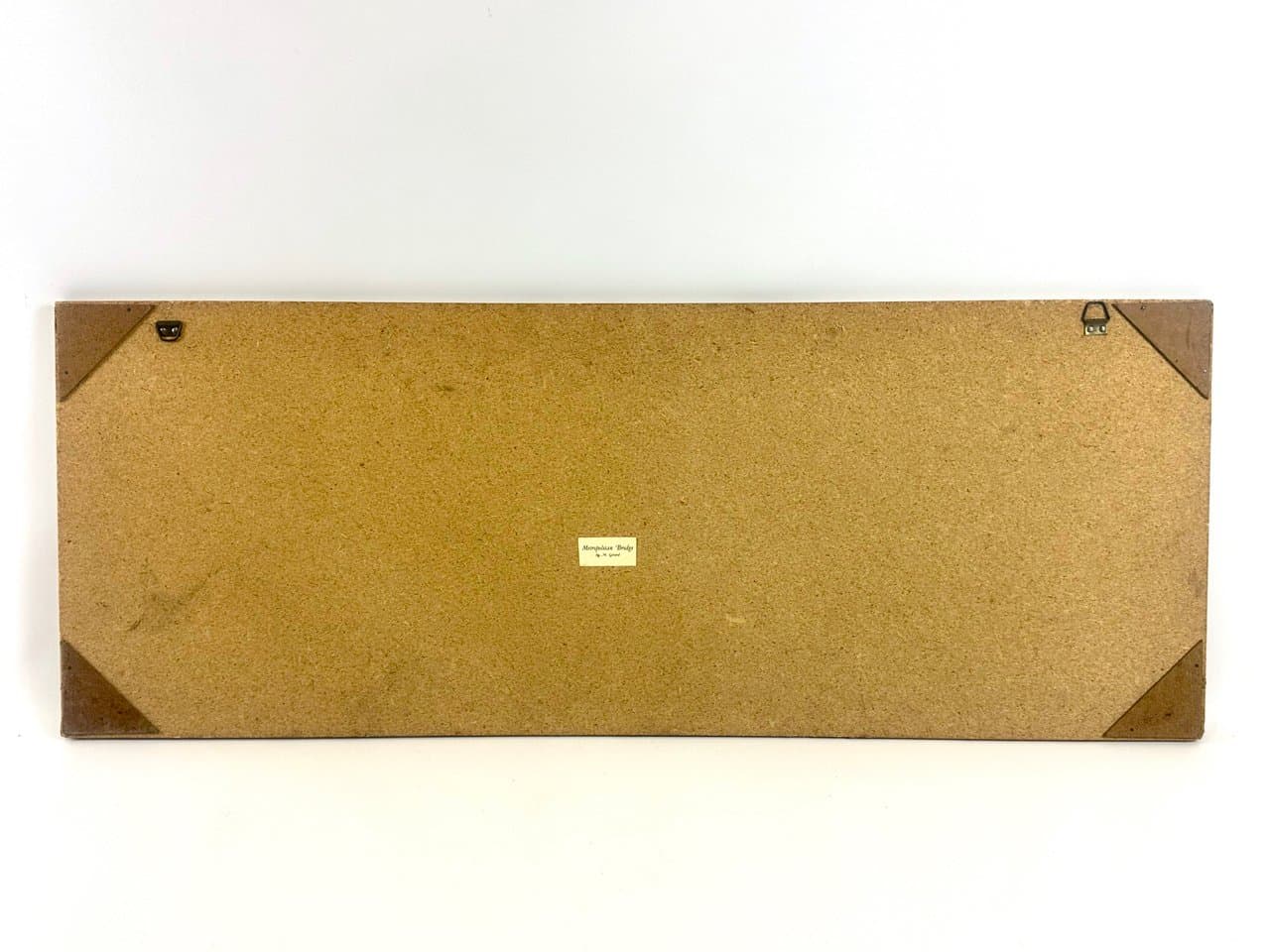 Lithograph Metropolitan Bridge 100x38 cm, multicolor, by M. Girard, USA, 1960s. - 152039