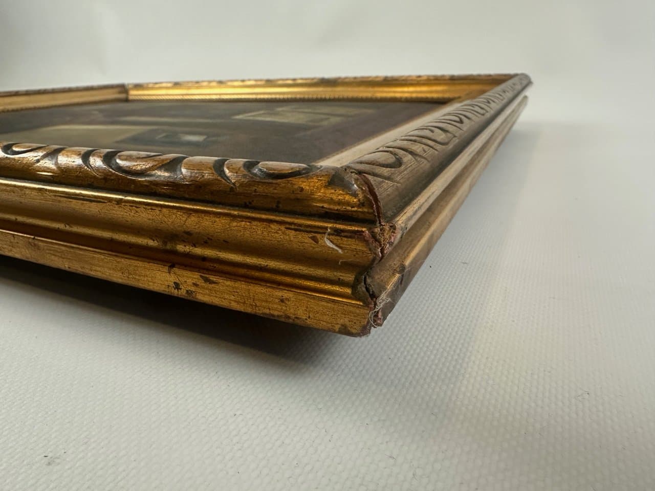 Obraz Czytająca kobieta, multikolor, olej na płótnie, aut. J. Baüm, Niemcy, lata 40. - 152062