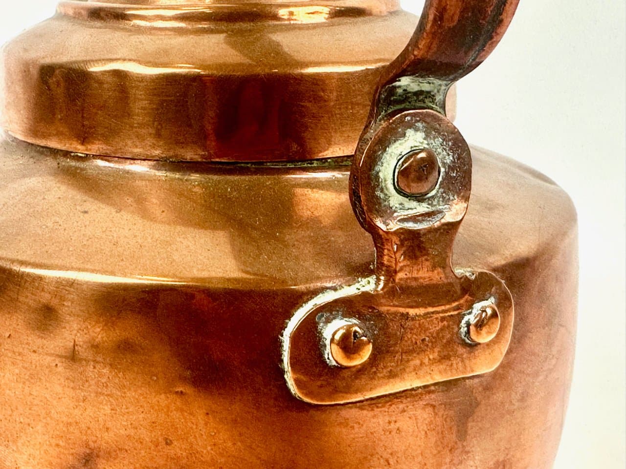 Czajnik, miedziany złoty, Szwecja, XIX w. - 152121