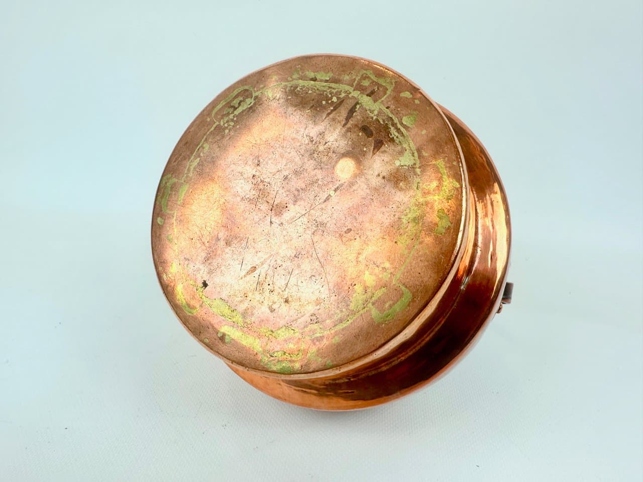 Czajnik, miedziany złoty, Szwecja, XIX w. - 152125