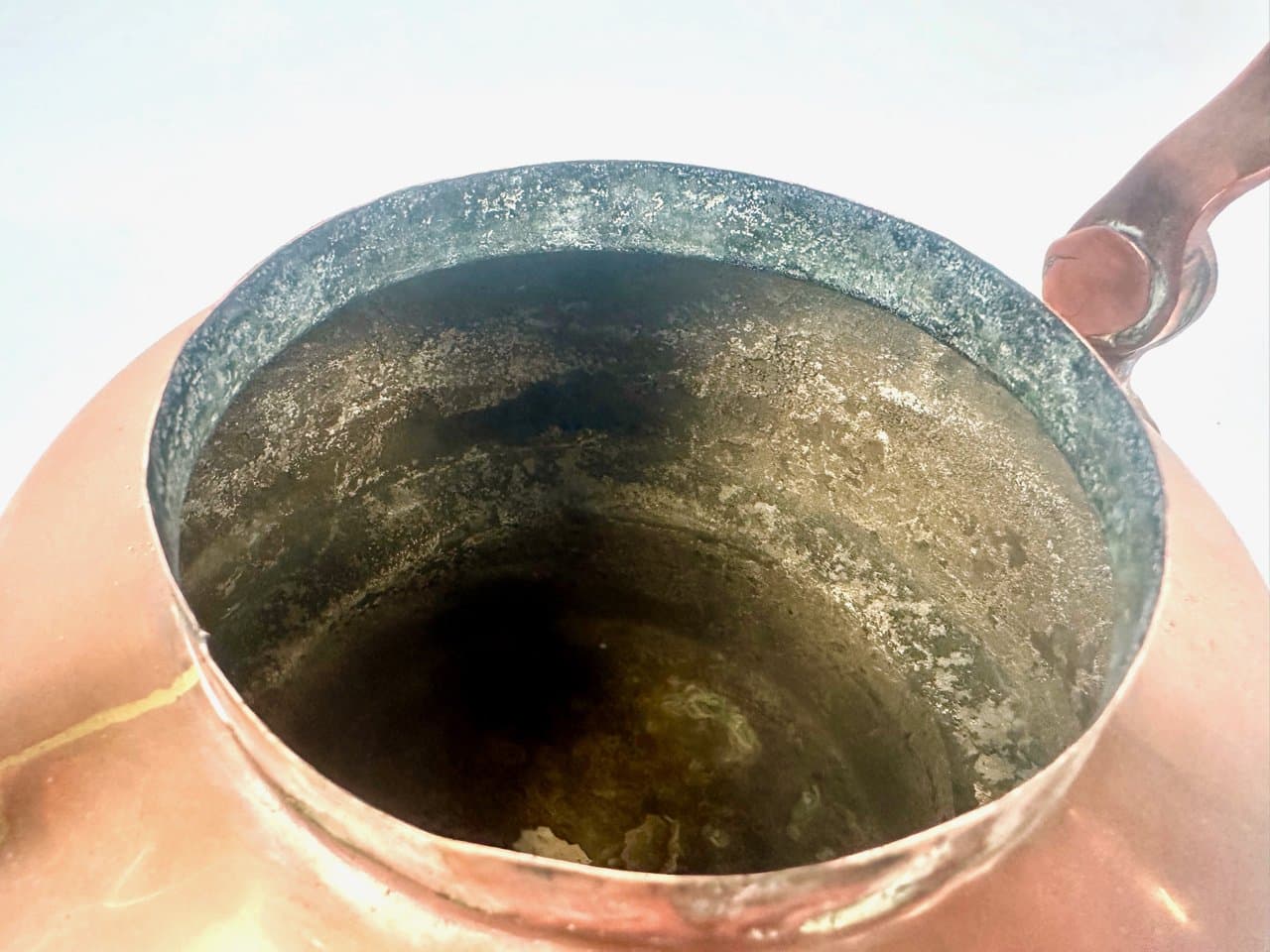 Czajnik, miedziany złoty, Szwecja, XIX w. - 152120