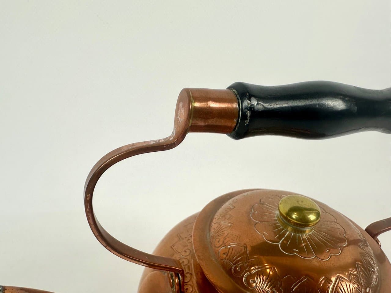 Czajnik, miedziany, mosiądz, XIX w. - 152144