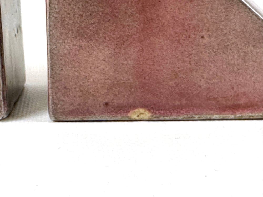 para podpórek do książek Art déco, różowy, porcelana, Francja, lata 30. - 152225