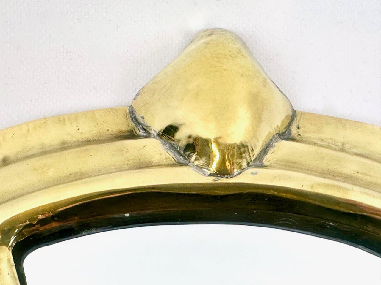 Wall mirror, golden brass frame, 19th c. - 152431