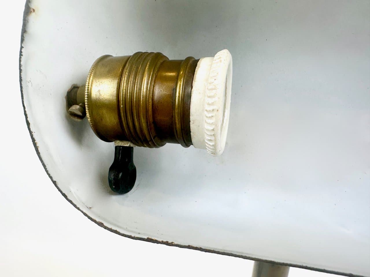 Table Lamp Art Deco, green, brass, Czech Republic, 1930s - 152451