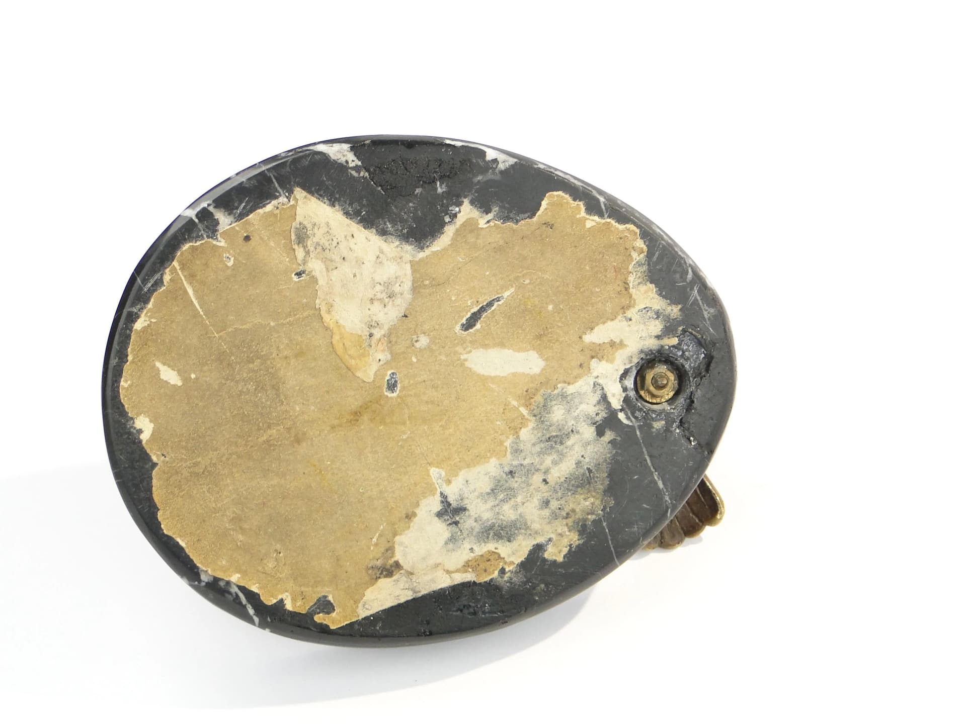 Desk Ashtray Art Deco, bronze, black marble, Austria, 1920s - 9146