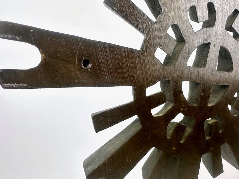 Krzyż pamiątkowy, brąz ciemnobrązowy, marmur ciemnobrązowy, Niemcy, lata 60. - 152534