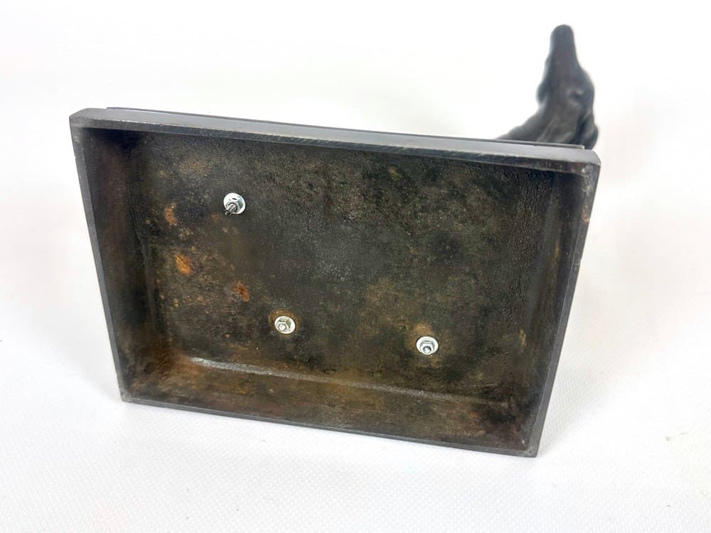 Figura chart, czarny, żeliwo, Francja, początek XX w. - 152549