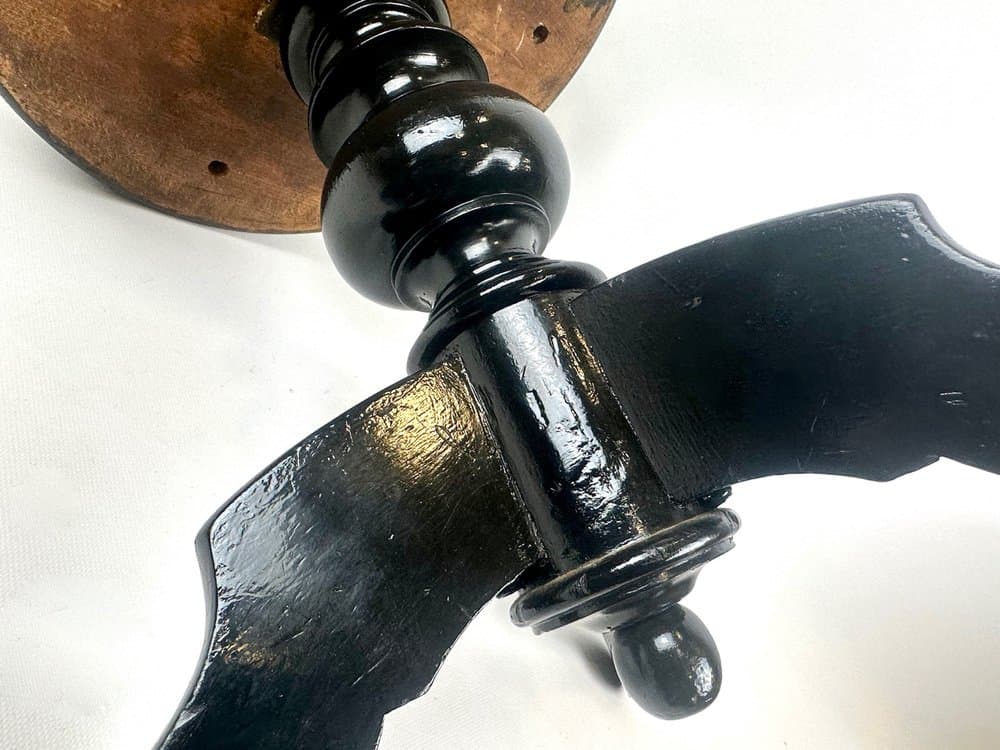 Stołek fortepianowy, oliwkowa tkanina, buk czarny, początek XX w. - 152638