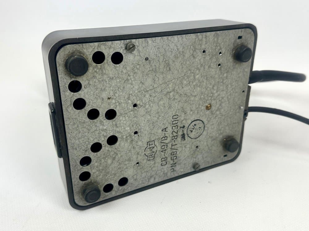 Table lamp, Art Deco Bauhaus, black Bakelite, Poland, 1950s - 152648