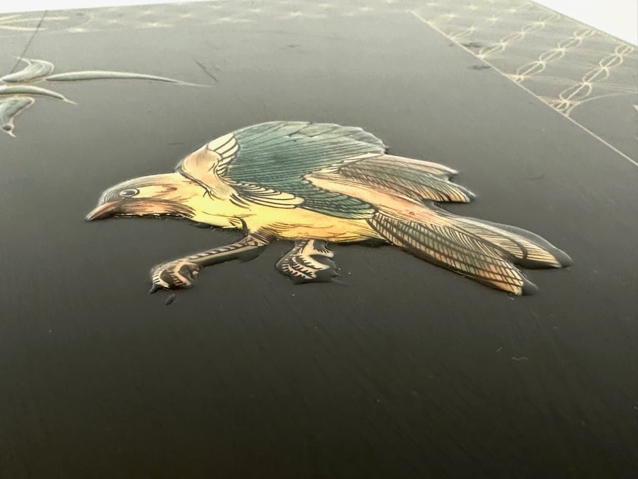 Coffee table, black lacquered wood, China, 1950s. - 152664