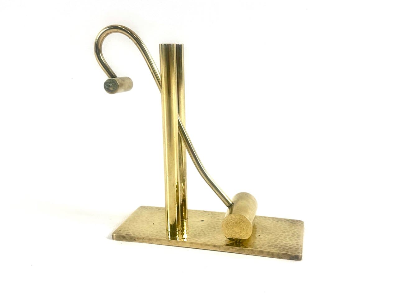 Przycisk do papieru, złoty, mosiądz, Dania, lata 70. - 152681