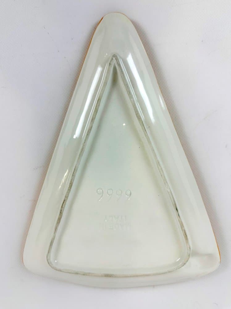 Półmisek do sera Bassano, kość słoniowa żółty, ceramika, Włochy, lata 70. - 152715