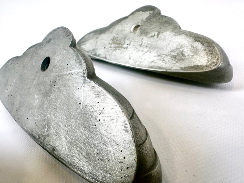 zestaw trzech rzeźb ściennych Space Age, srebrny, gips, Wielka Brytania, lata 60. - 152727