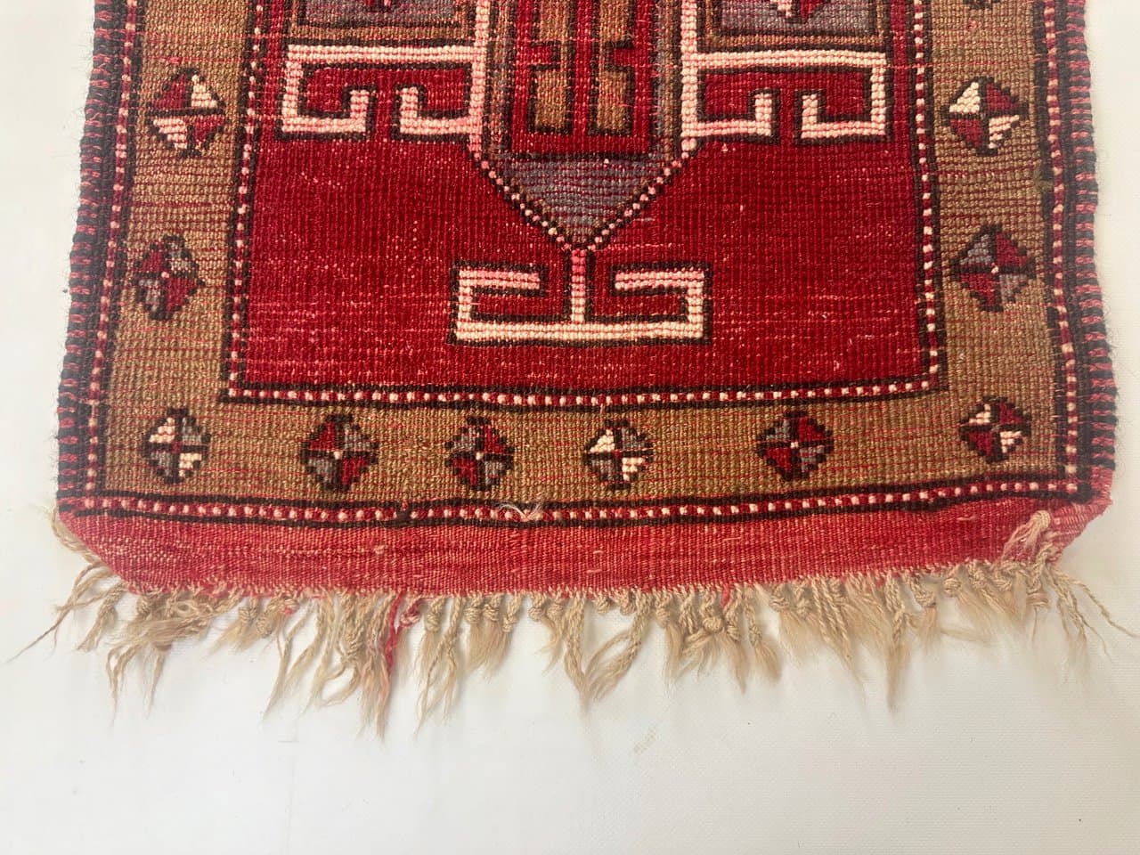 Dywan Malatya 105x50 cm, bordowy, wełna, Ikea, Turcja, lata 60. - 152729