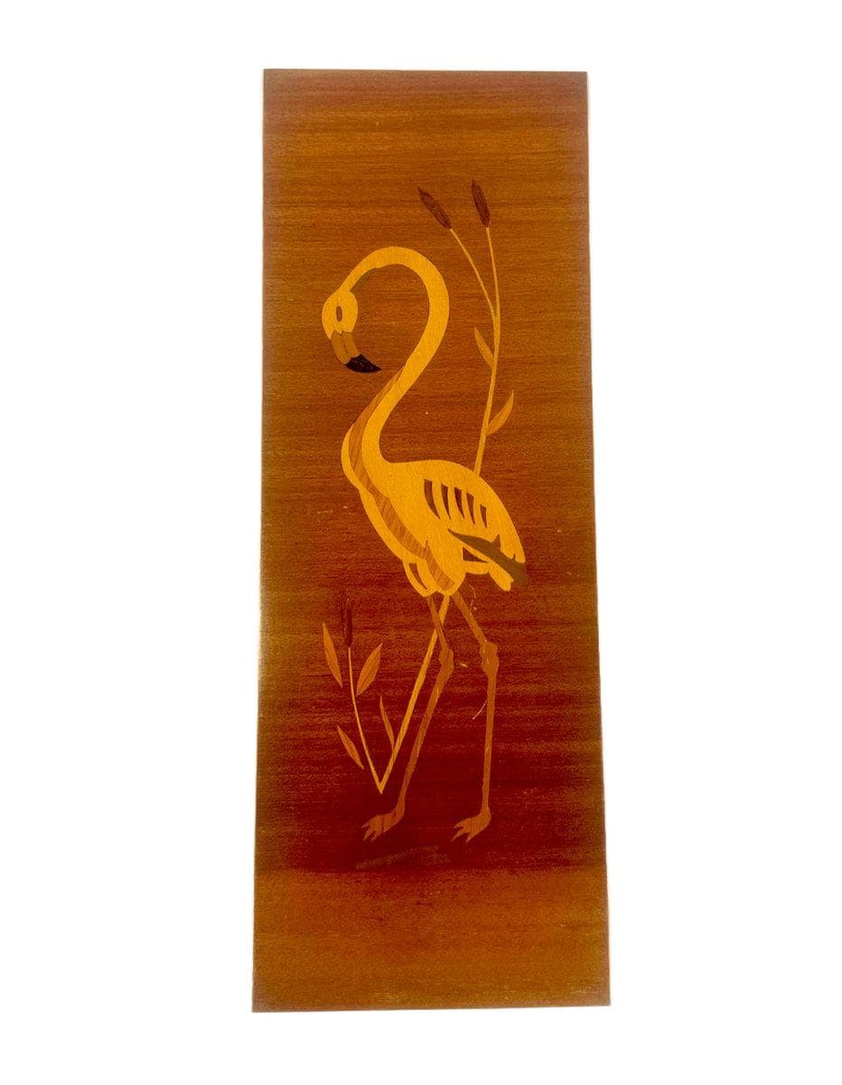 Płaskorzeźba ścienna Flaming, brązowy, drewno, Niemcy, lata 60. - 148577