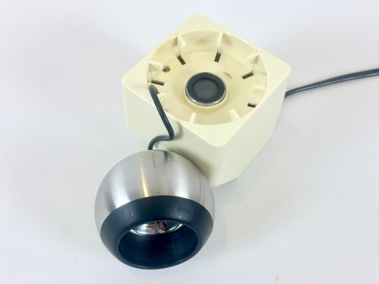 Desk lamp Minispot 41601, ivory, metal, plastic, Osram, Germany, 1980s. - 152825