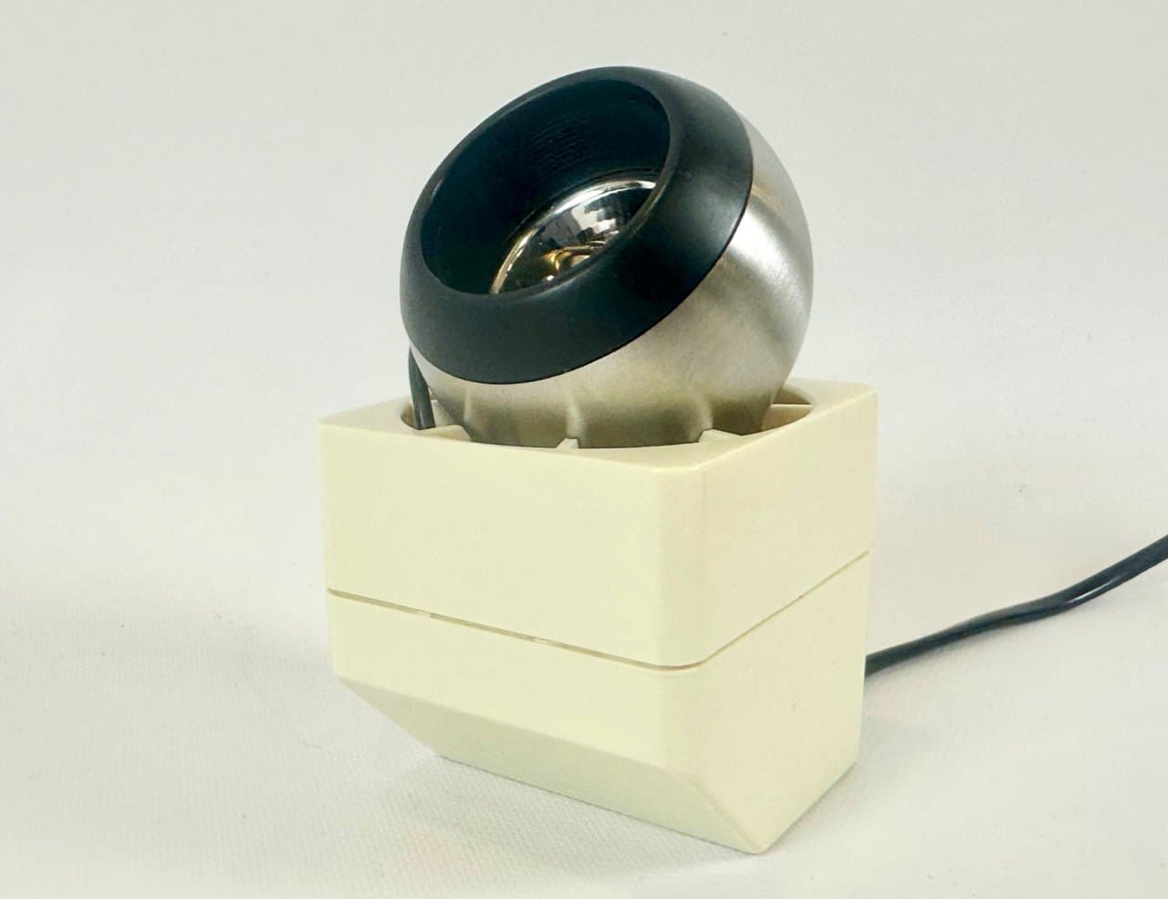 Desk lamp Minispot 41601, ivory, metal, plastic, Osram, Germany, 1980s. - 152824