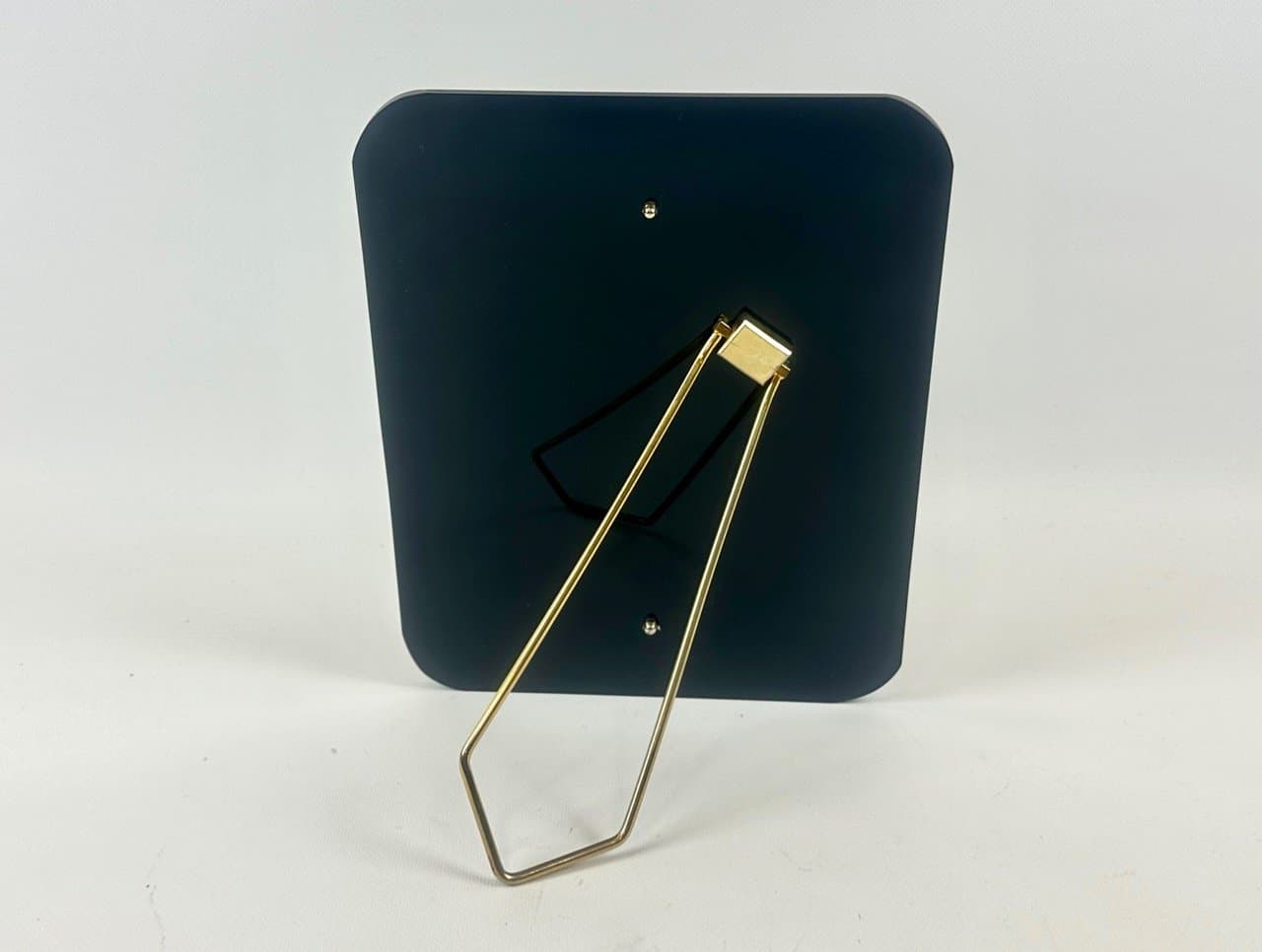 Ramka na zdjęcia Art Deco, bakelit czarny, mosiądz złoty, lata 20. - 152889