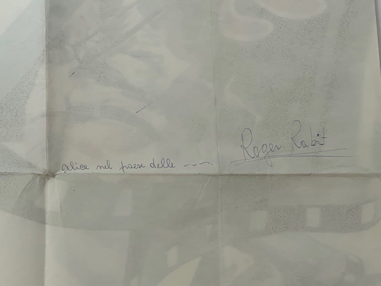 Plakat filmowy Who Framed Roger Rabbit 100x140 cm, multikolor, papier, Włochy, lata 80. - 152952