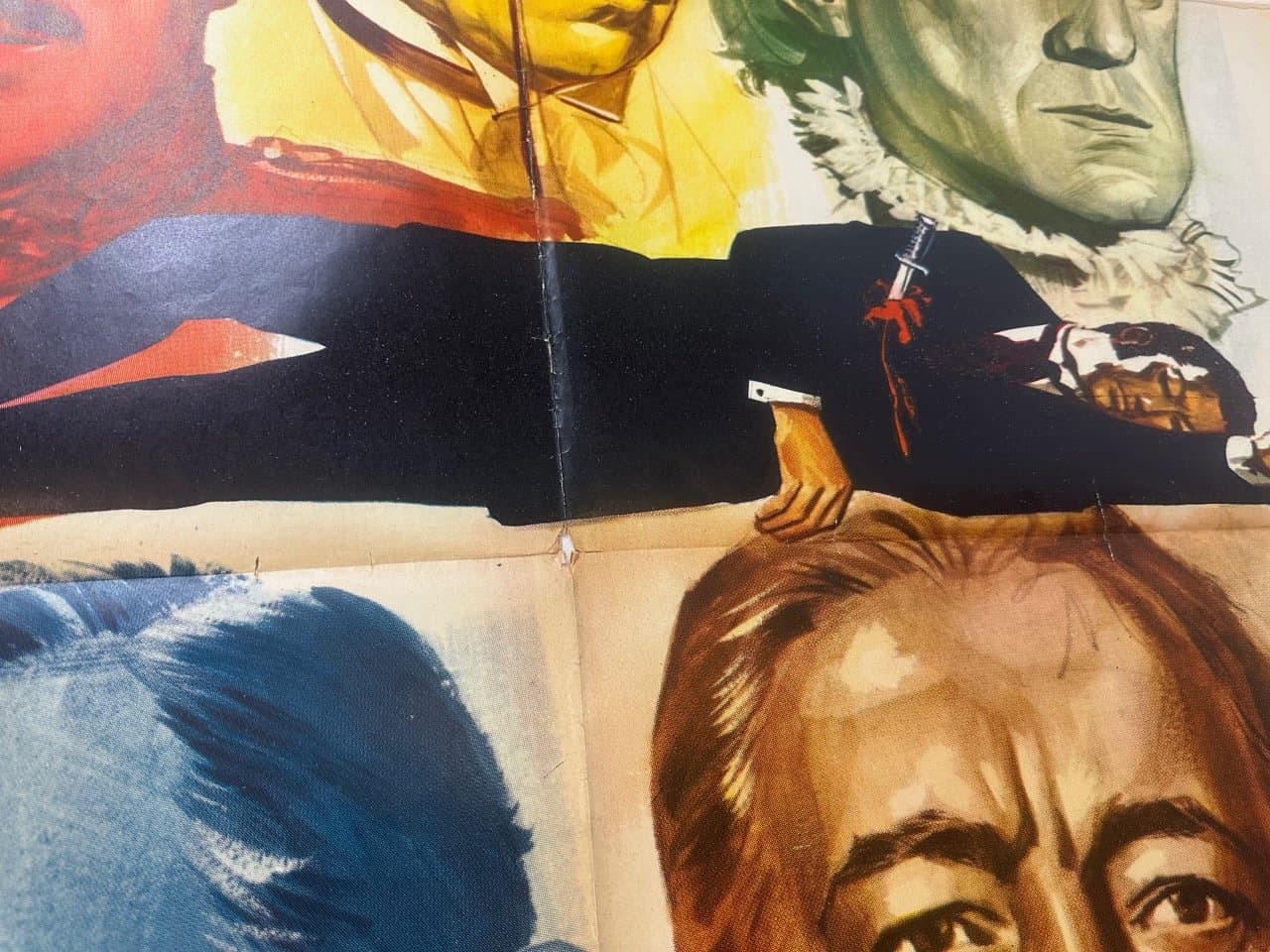 Movie Poster Kind Hearts and Coronets, 100x140 cm, multicolor paper, Italy, 1960s. - 152955