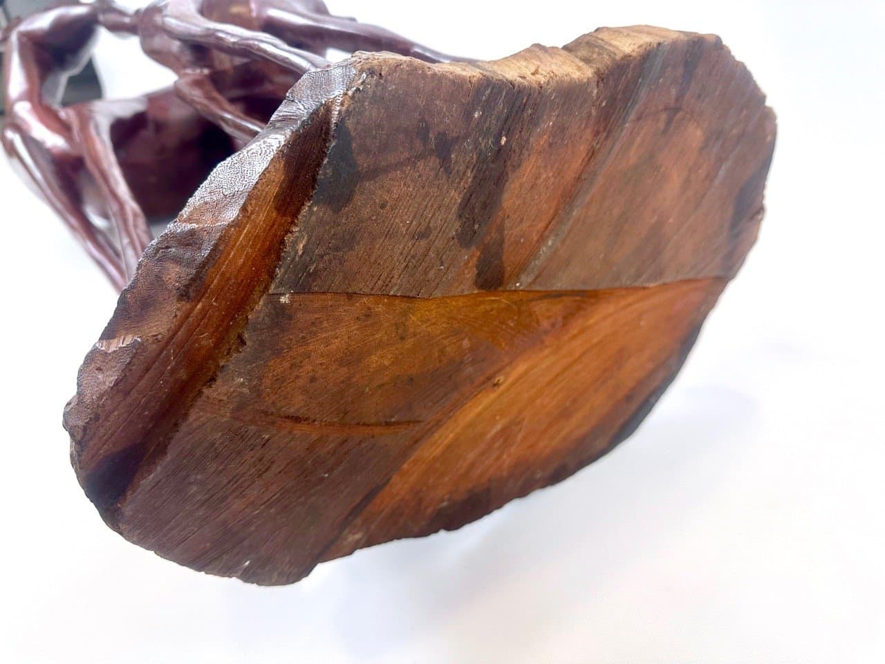 Rzeźba podłogowa antylopa, mahoniowy brąz, mahoń, Kenia, lata 60. - 153079