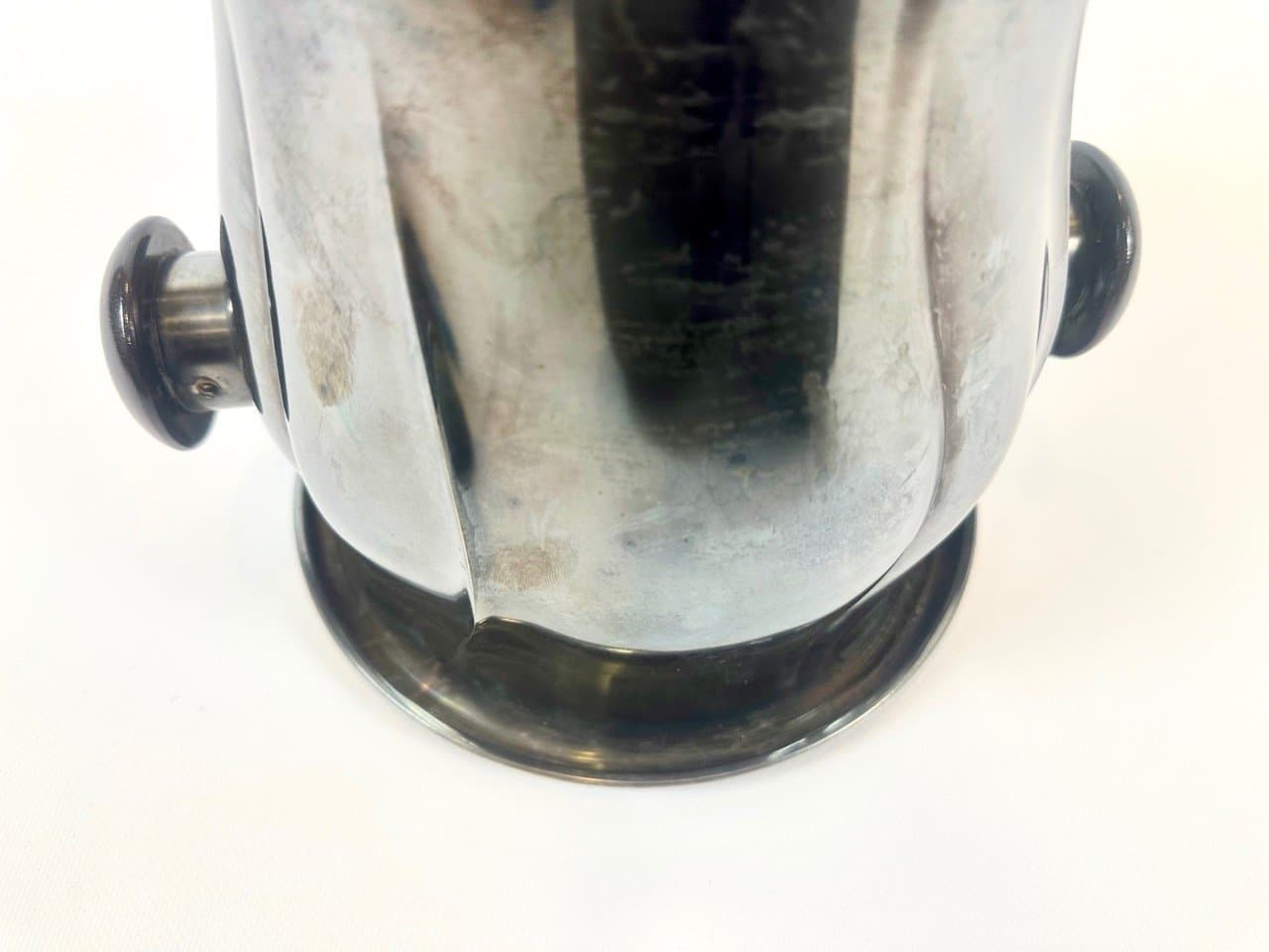 Wine Cooler Art Deco, silver, rosewood, WMF, Germany, 1940s. - 153163