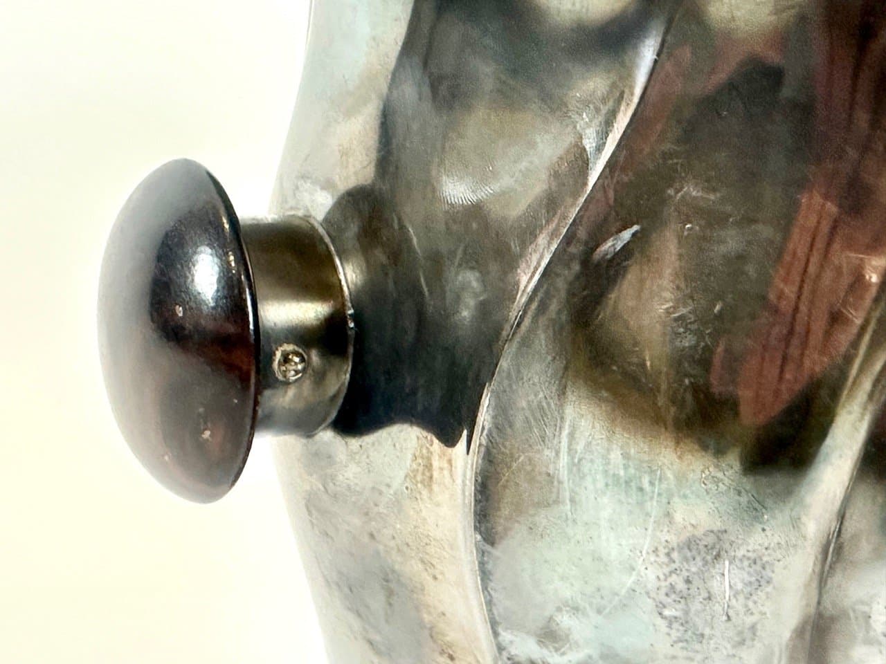 Wine Cooler Art Deco, silver, rosewood, WMF, Germany, 1940s. - 153165