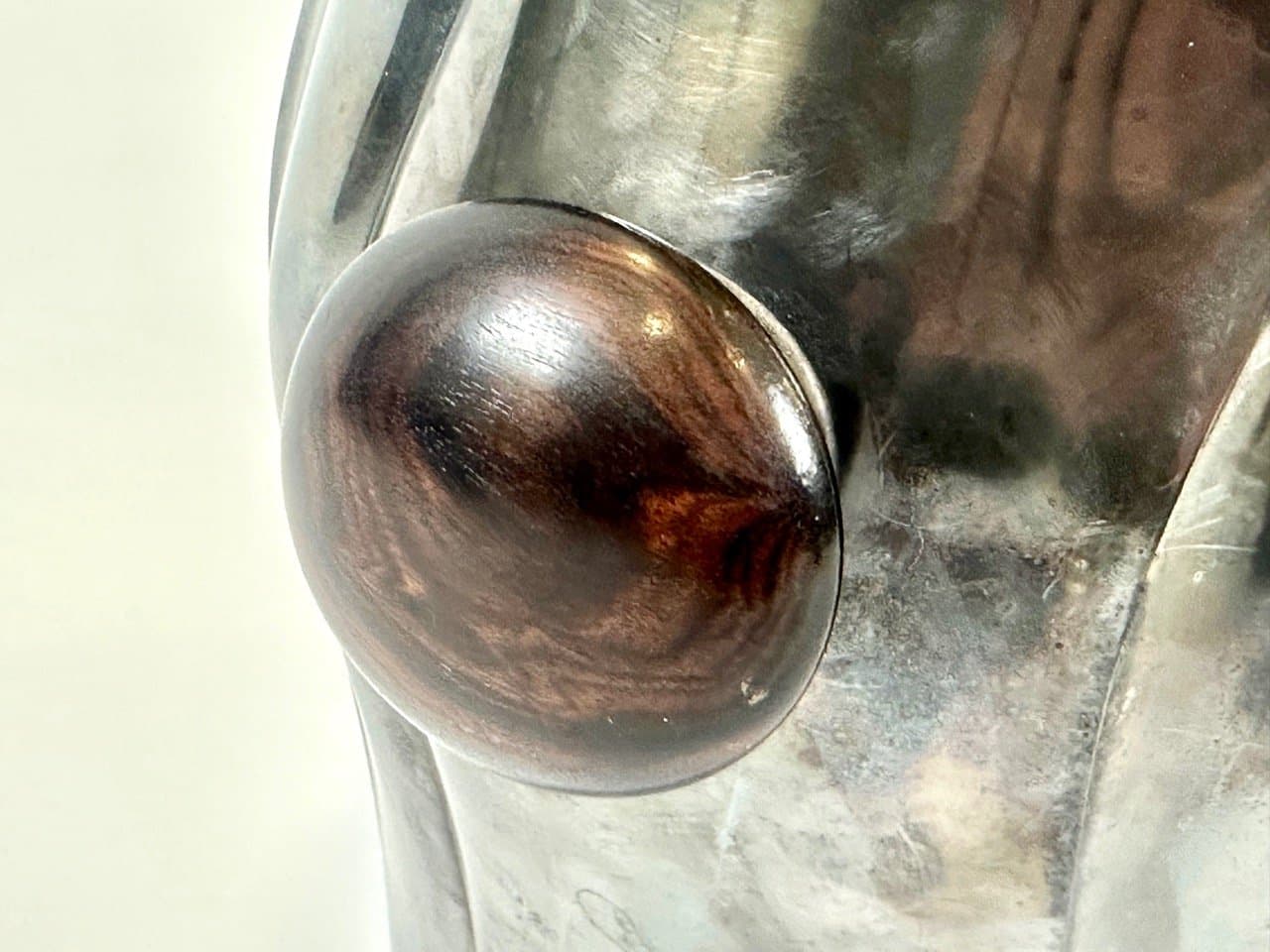 Wine Cooler Art Deco, silver, rosewood, WMF, Germany, 1940s. - 153166