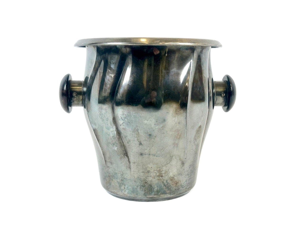 Wine Cooler Art Deco, silver, rosewood, WMF, Germany, 1940s.