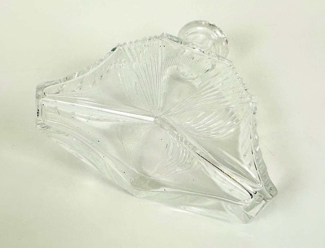 Karafka Art Deco, transparent, szkło, Niemcy, lata 30. - 153207