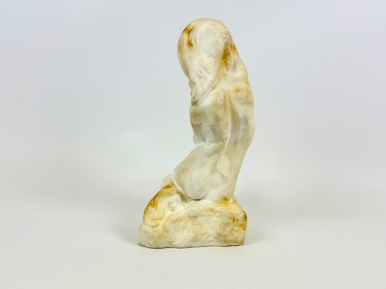 Rzeźba Melancholijna Dziewczyna, kość słoniowa, gips, art. J. Štursa, Czechy, lata 10. - 153260