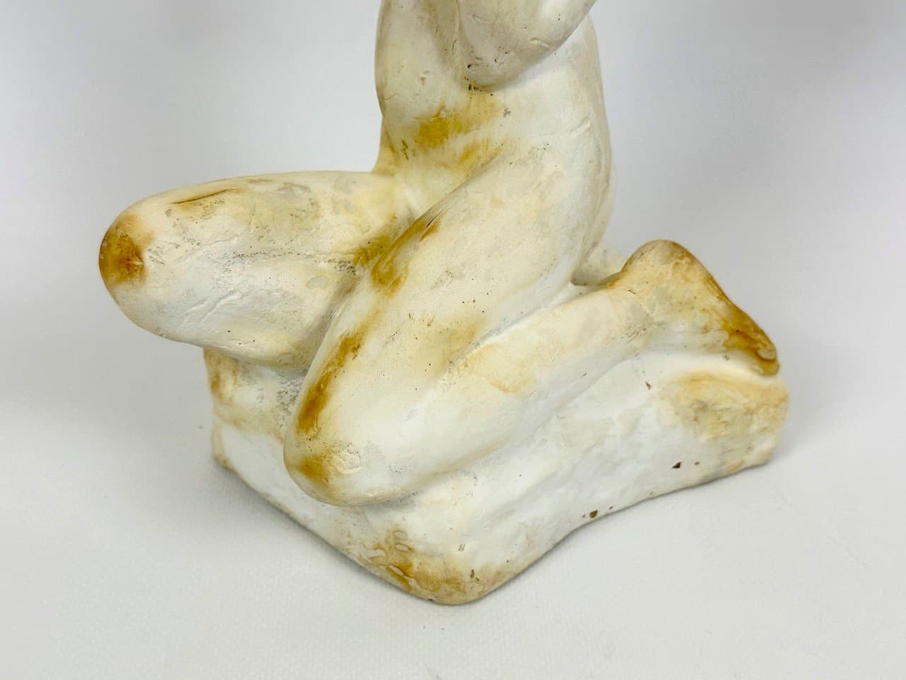 Rzeźba Melancholijna Dziewczyna, kość słoniowa, gips, art. J. Štursa, Czechy, lata 10. - 153267