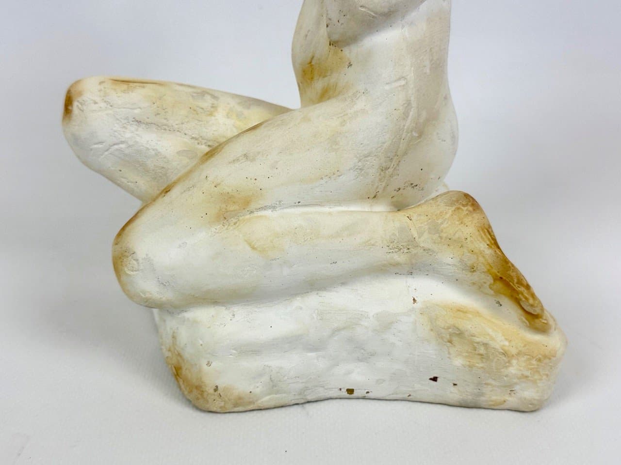 Rzeźba Melancholijna Dziewczyna, kość słoniowa, gips, art. J. Štursa, Czechy, lata 10. - 153258
