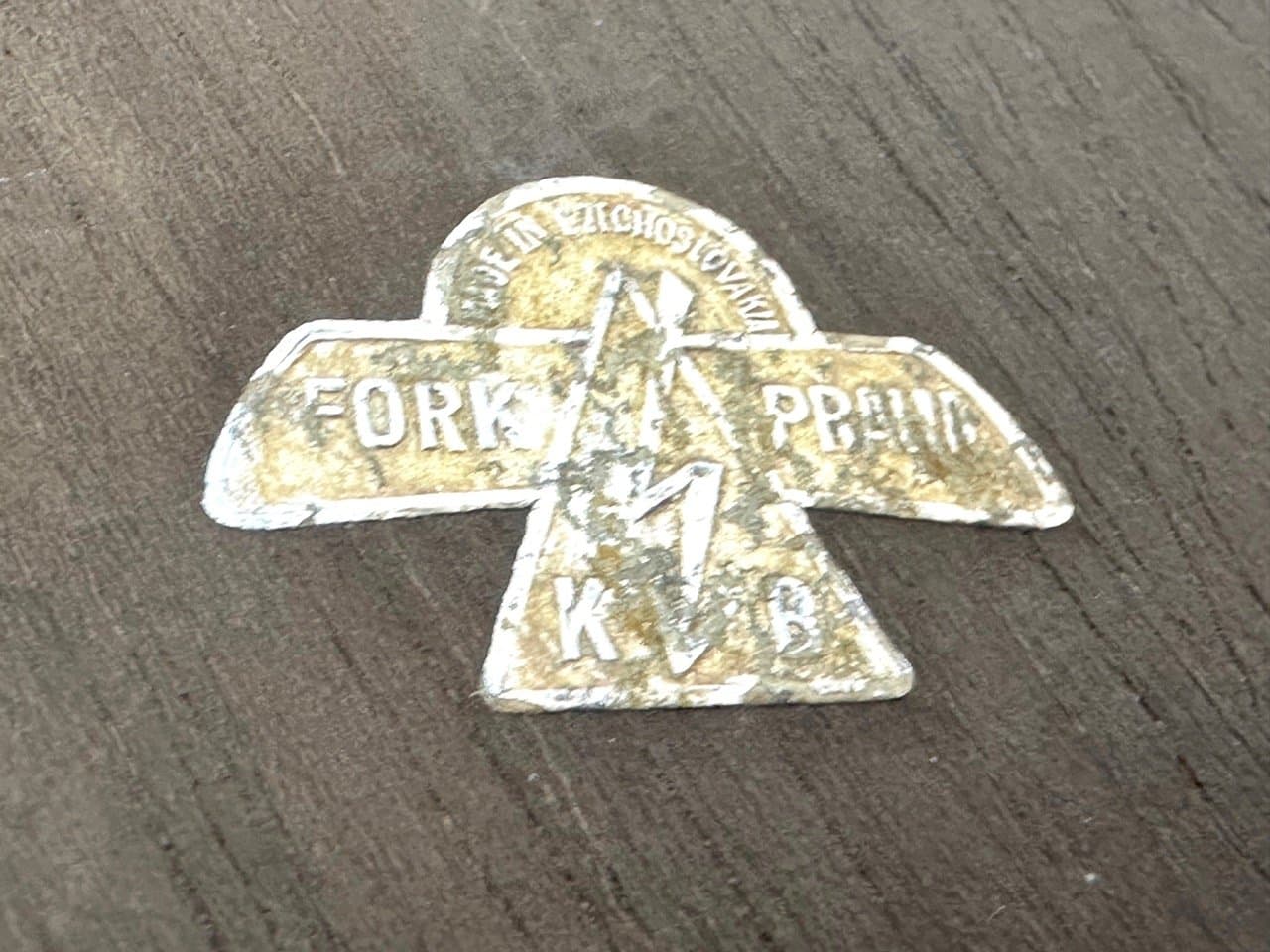 Tray Art Deco, red, glass, chrome steel, Czech Republic, 1930s. - 153274