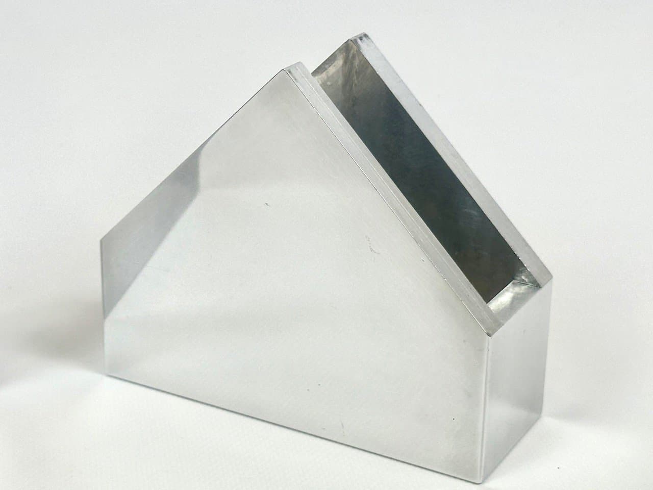 Pudełko No 0101, srebrny, aluminium, proj. R. Pfund, Marlboro Design, Szwajcaria, lata 80. - 153377