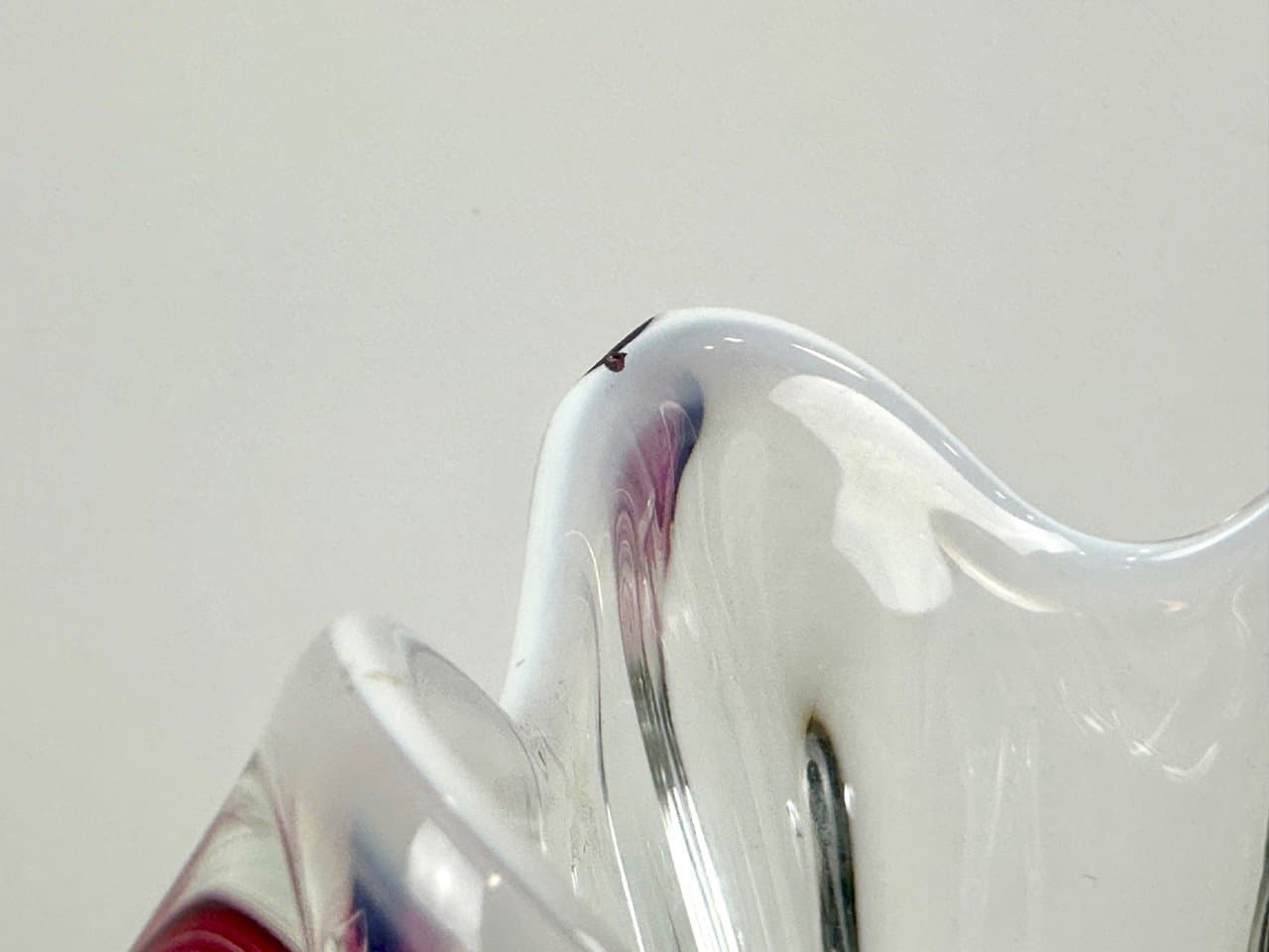 Wazon artystyczny, multikolor, szkło, proj. J. Hospodka, Czechy, lata 60. - 153431