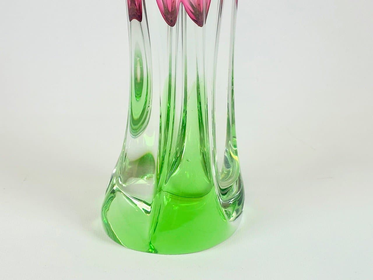 Wazon artystyczny, multikolor, szkło, proj. J. Hospodka, Czechy, lata 60. - 153429