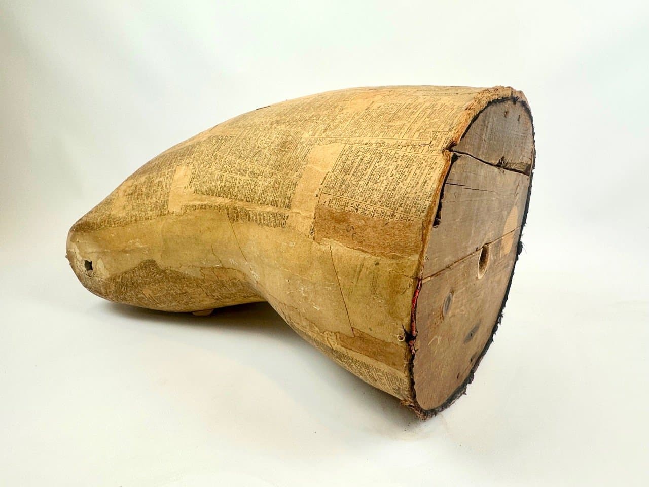 Manekin krawiecki męski, papier mâché brązowy, Niemcy, początek XX w. - 153447