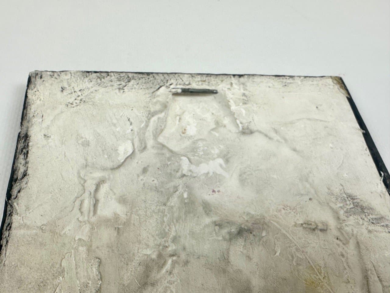 Płaskorzeźba ścienna, szary, gips, Czechosłowacja, lata 60. - 153491