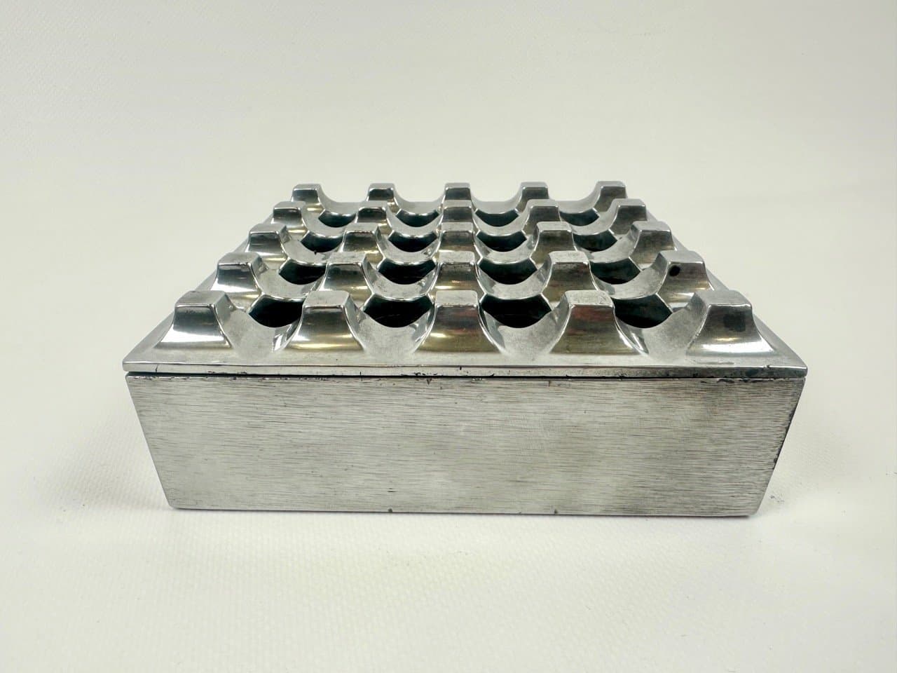 Popielniczka Ultima 15, srebrny, aluminium, Szwecja, lata 60. - 153573