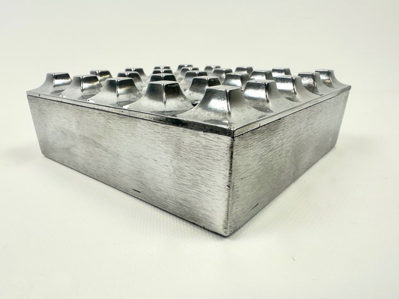 Popielniczka Ultima 15, srebrny, aluminium, Szwecja, lata 60. - 153565