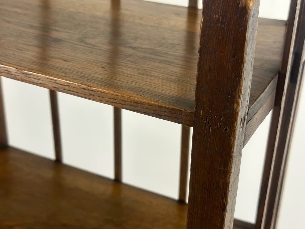 Regał Art Nouveau, dąb brąz ciemny, Niemcy, XIX w. - 153613