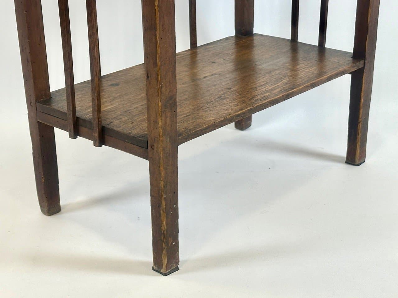 Regał Art Nouveau, dąb brąz ciemny, Niemcy, XIX w. - 153606